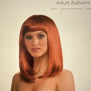 Sexy Sue Auburn Wig Long bob-cut. NEW